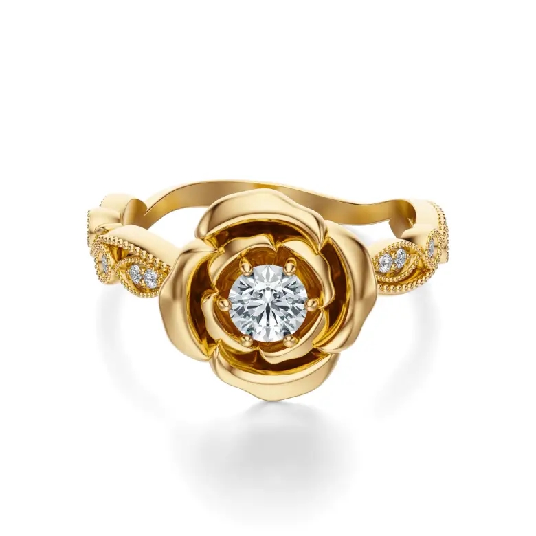 Pierścionek zaręczynowy z diamentami AJPZ_145